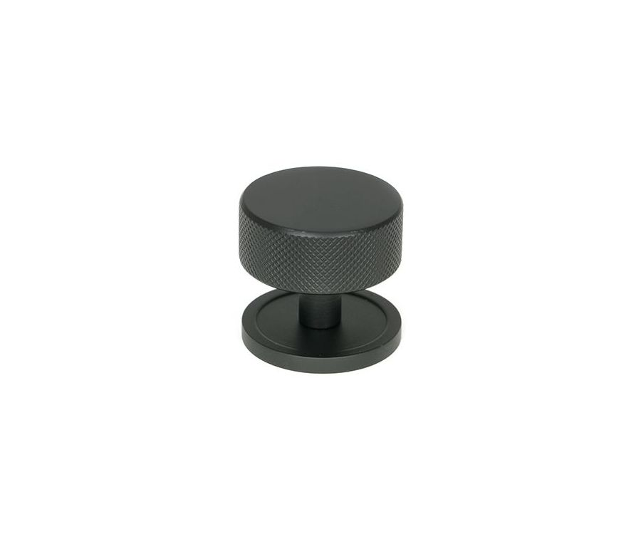 Anvil Matt Black Brompton 38mm Cabinet Knob (plain) | 47084