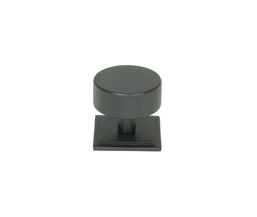 Anvil Matt Black Brompton 38mm Cabinet Knob (Square) | 47087