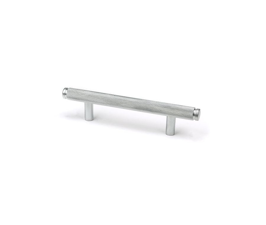 Satin Chrome 156mm Full Knurled Brompton Small Pull Handle | 47098