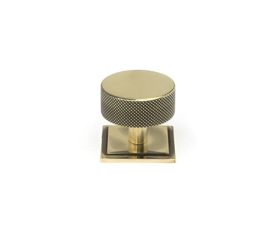 Anvil Aged Brass Brompton 38mm Cabinet Knob (Square) | 47140
