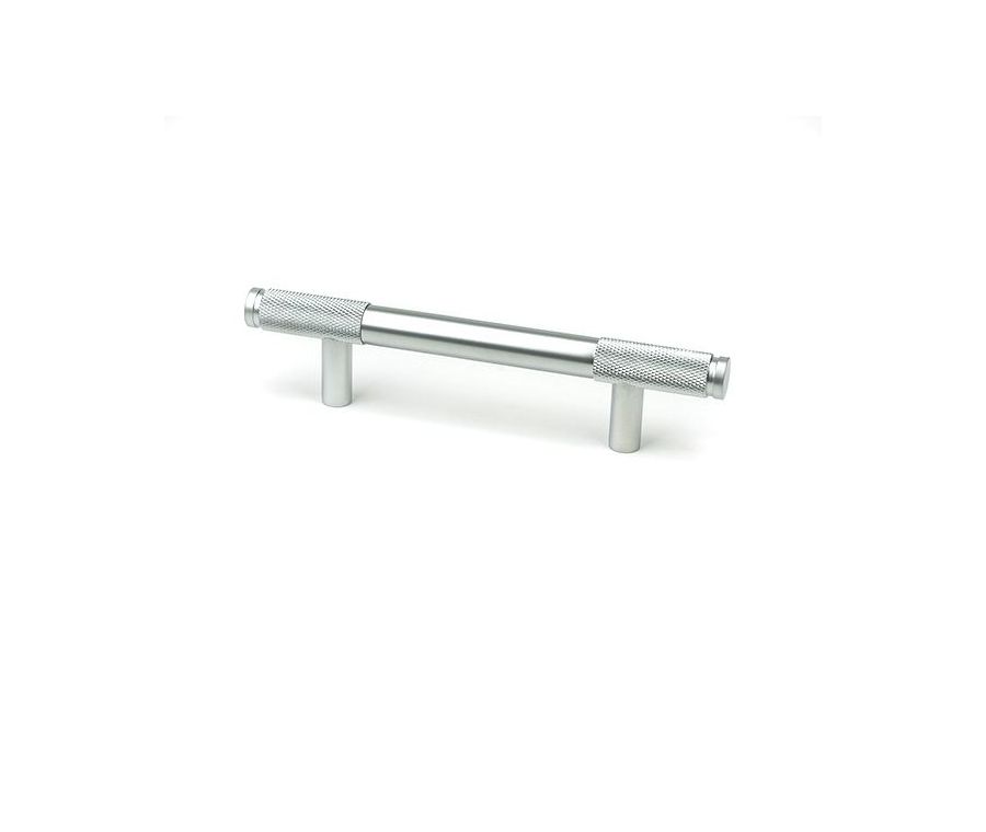 Satin Chrome 156mm Half Knurled Brompton Small Pull Handle | 47147