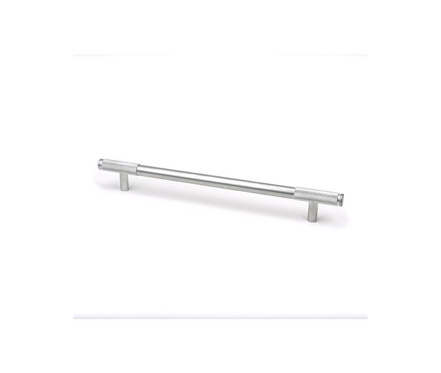 Satin Chrome 284mm Half Knurled Brompton Large Pull Handle | 47155