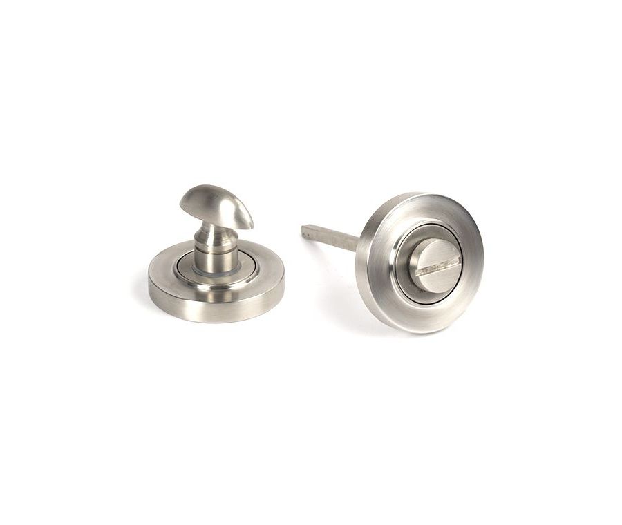 Satin SS (316) Bathroom Thumbturn Snib & Release (Plain) | 49856