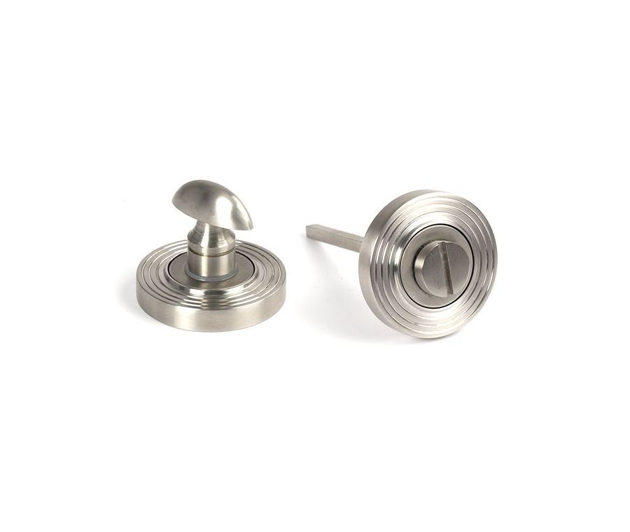 Satin SS (316) Bathroom Thumbturn Snib & Release (Beehive) | 49858
