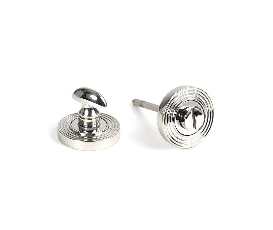 Polished SS (316) Bathroom Thumbturn Snib & Release (Beehive) | 49862