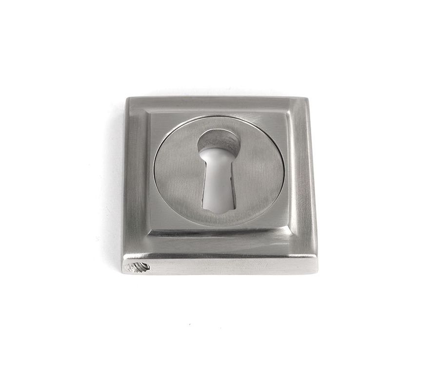 Satin SS (316) Standard Keyhole Escutcheon (Square) | 49867