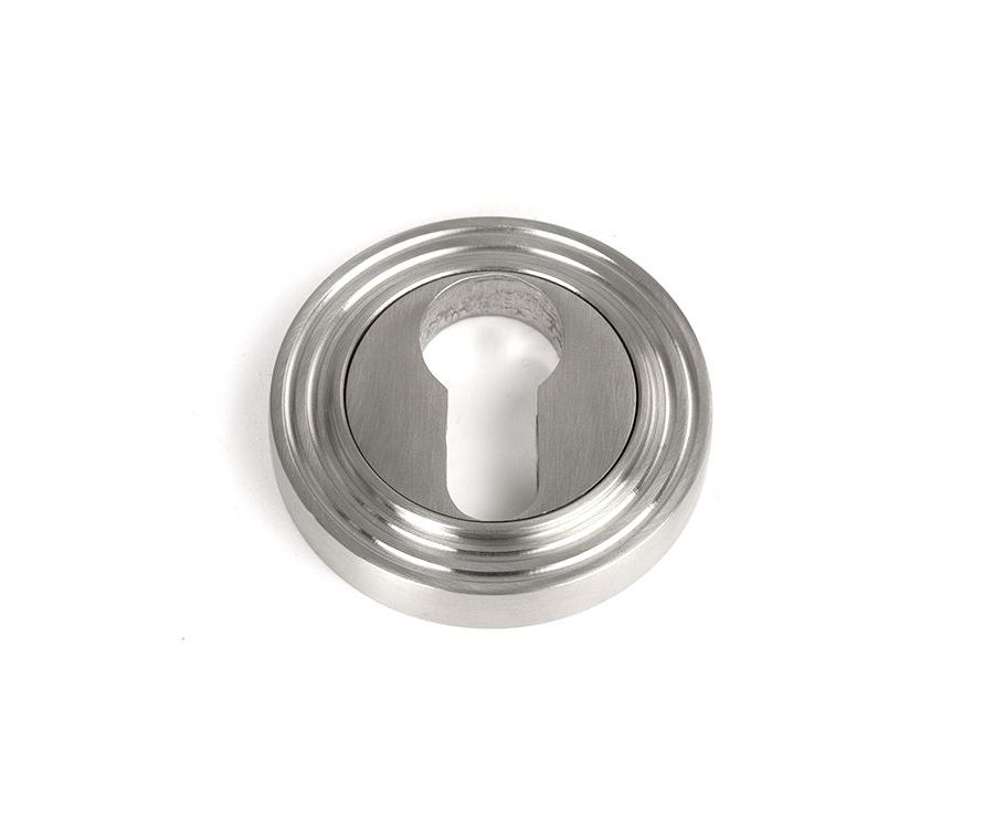 Satin SS (316) Round Euro Escutcheon (Beehive) | 49874