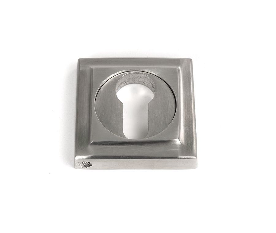 Satin SS (316) Euro Escutcheon (Square) | 49875