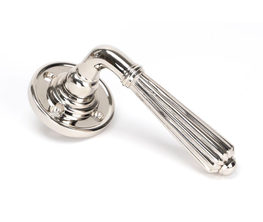 Polished Nickel Hinton Lever on rose | 50082