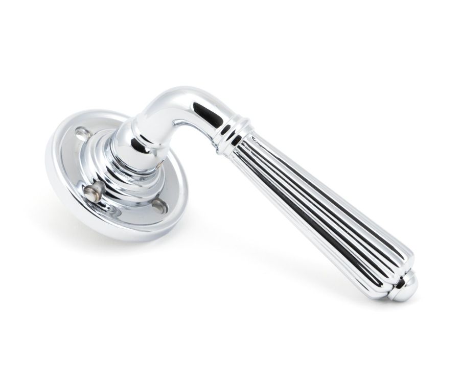 Polished Chrome Hinton Lever on rose | 50083