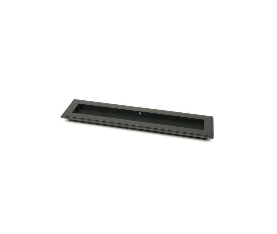 Aged Bronze 250mm Plain Rectangular Flush Pull Handle | 50119