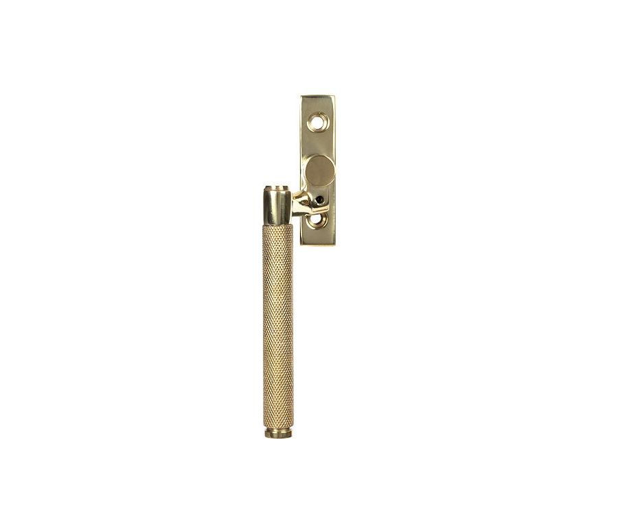 Polished Brass Brompton Knurled Window Espagnolette - LH | 50613
