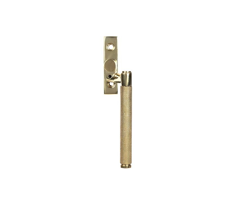 Polished Brass Brompton Knurled Window Espagnolette - RH | 50614