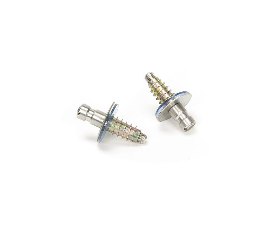 Satin Stainless Steel (304) 50mm Secret Fixings for offset T Bar (2) | 50816