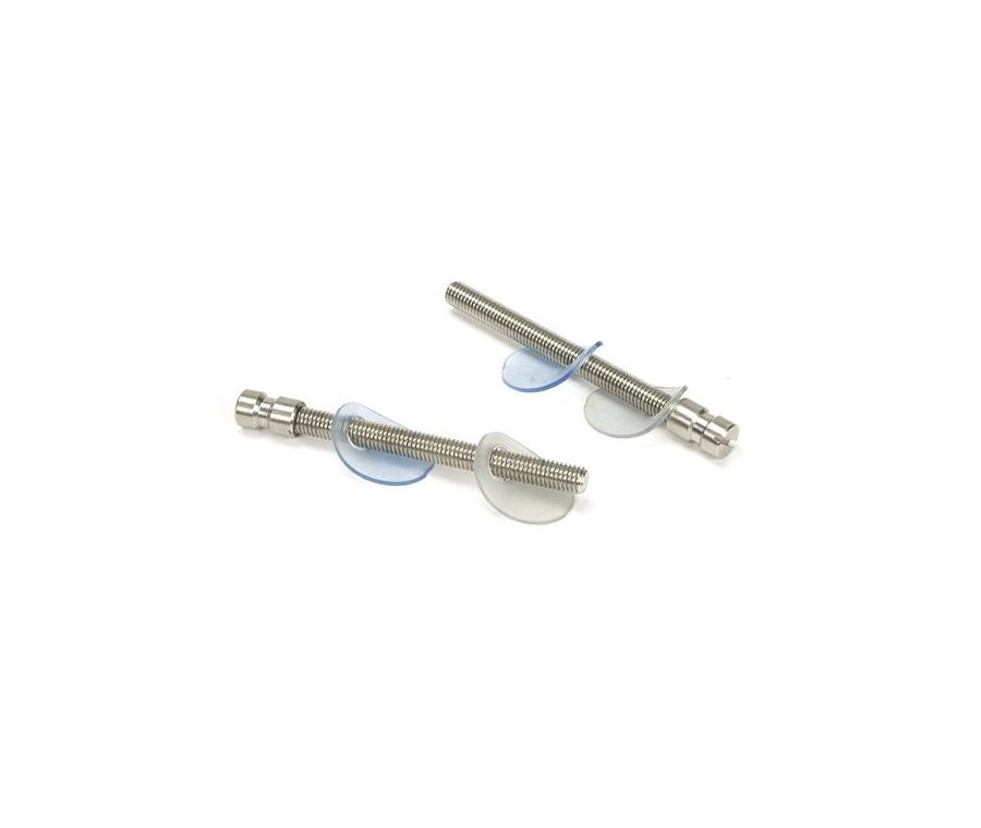 Satin Stainless Steel (304) 100mm Back to Back Fixings for offset T Bar (2) | 50817