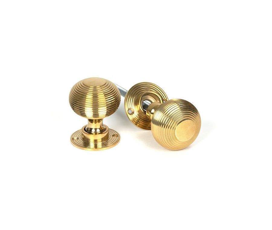From the Anvil 50mm Satin Chrome Heavy Beehive Mortice / Rim Knob | 50840
