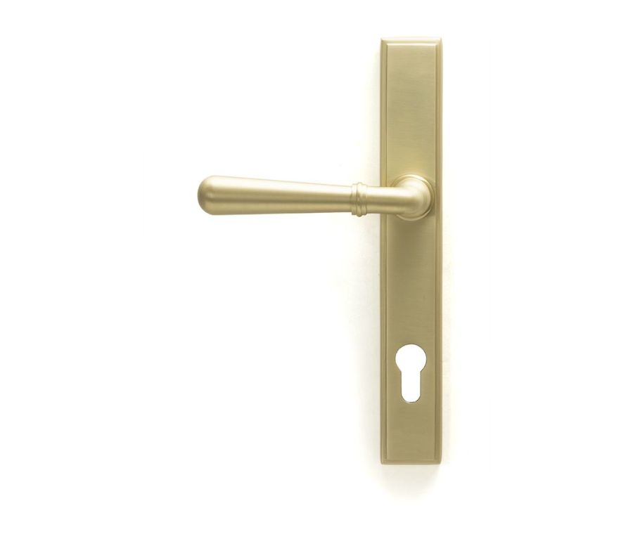 Anvil Satin Brass Slimline Newbury Espagnolette Lock Set | 50851