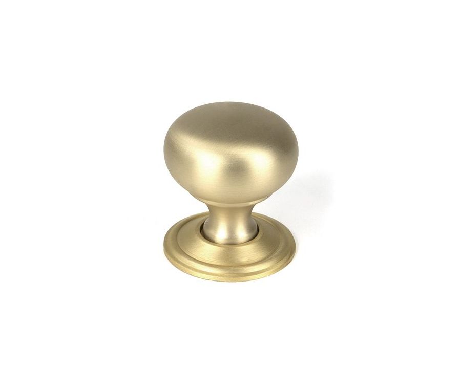 Satin Brass Mushroom Cabinet Knob 32mm | 50929