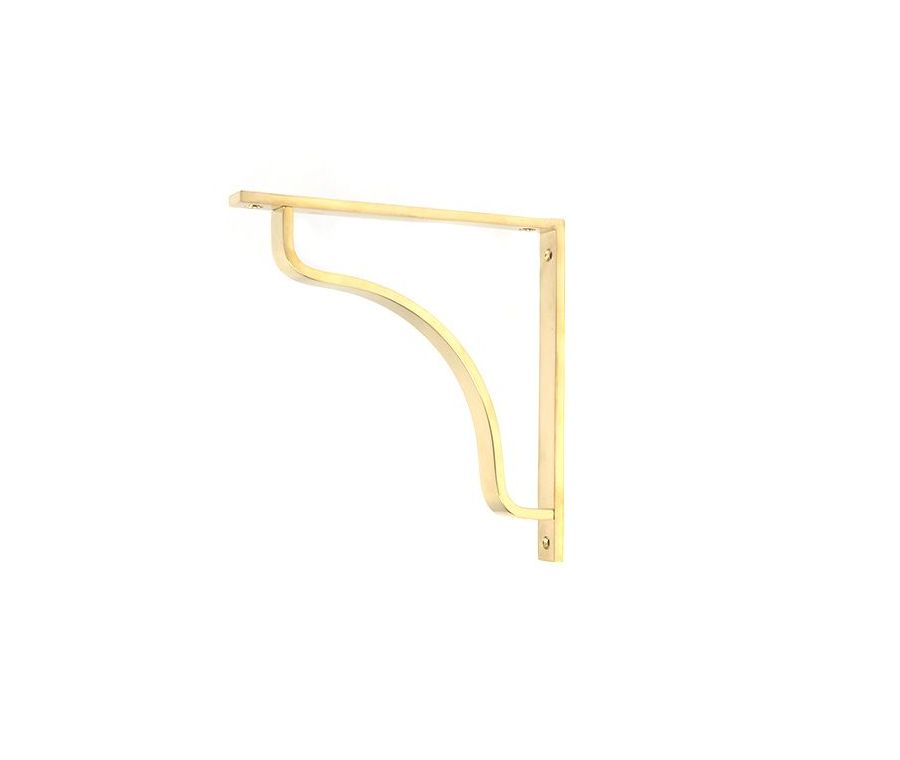 Anvil Polished Brass 200 x 200mm Abingdon Shelf Bracket| 51095