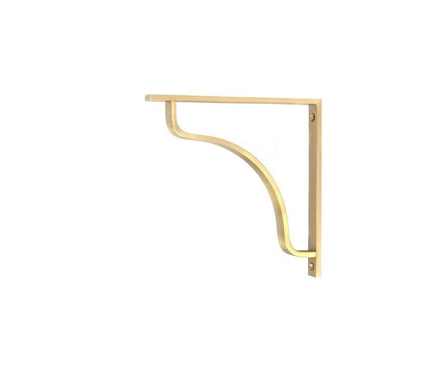Anvil Satin Brass 200 x 200mm Abingdon Shelf Bracket| 51097