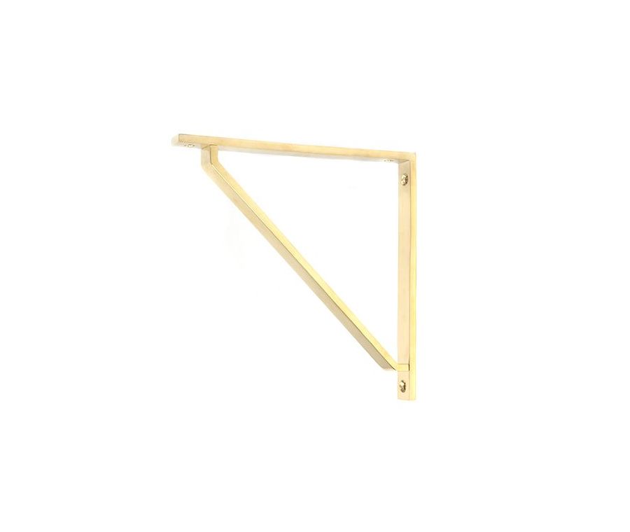 Anvil Polished Brass 200 x 200mm Barton Shelf Bracket| 51115