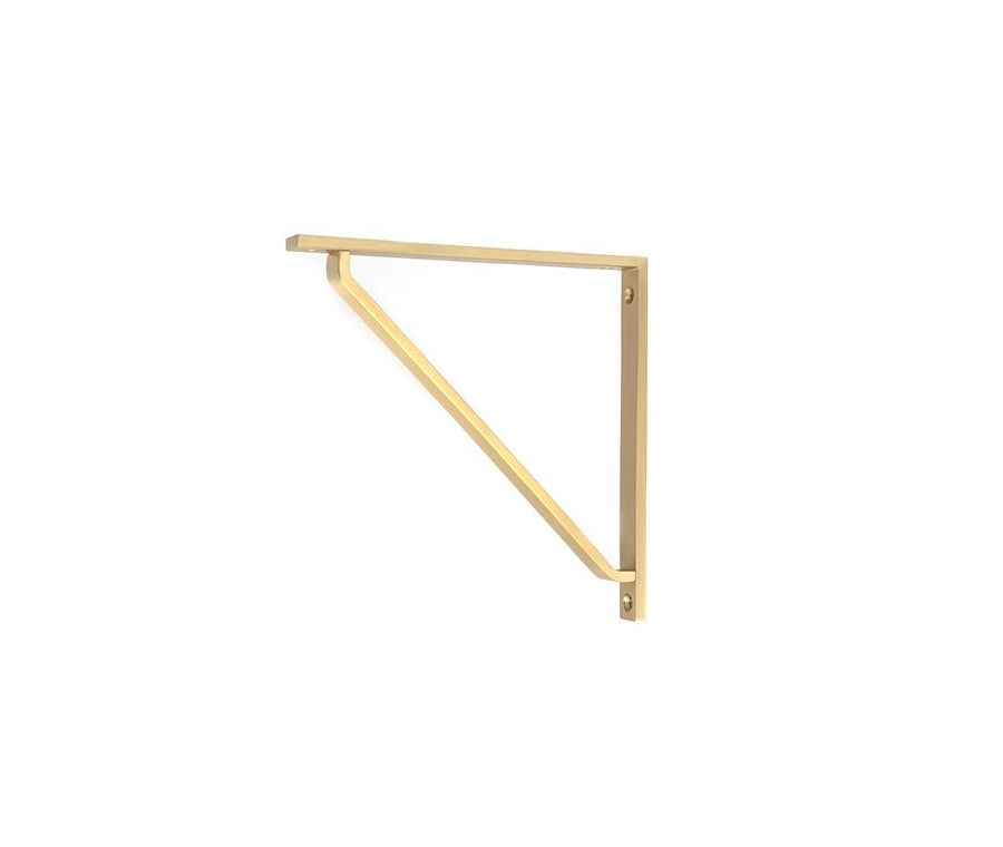 Anvil Satin Brass 200 x 200mm Barton Shelf Bracket| 51117