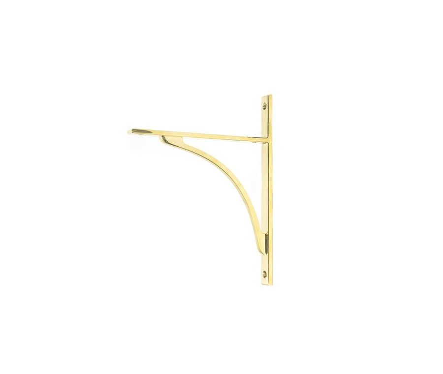 Anvil Polished Brass 260 x 200mm Apperley Shelf Bracket| 51125