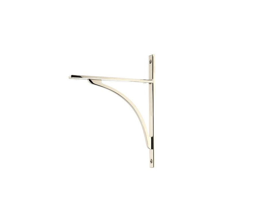 Anvil Polished Nickel 260 x 200mm Apperley Shelf Bracket| 51131