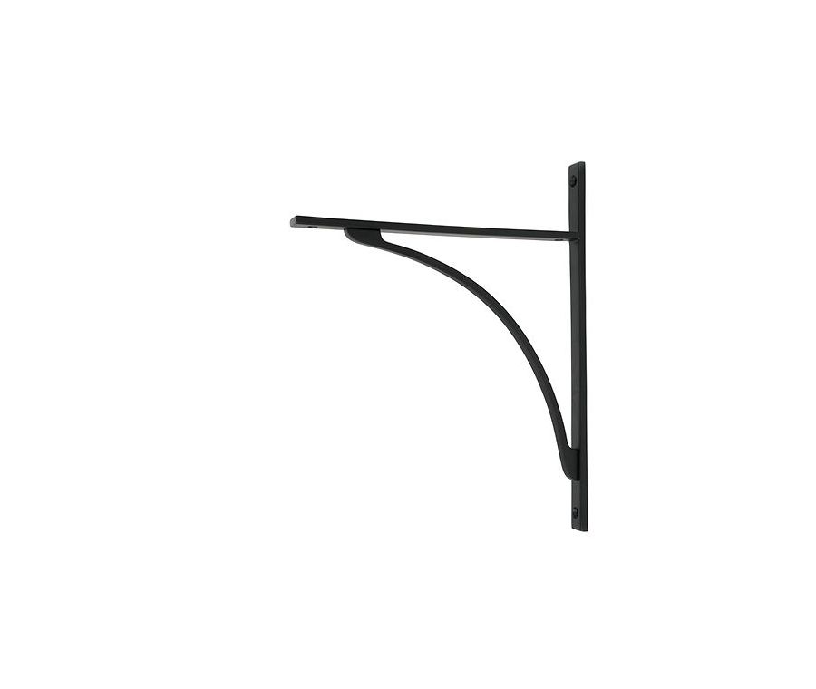 Anvil Matt Black 314 x 250mm Apperley Shelf Bracket| 51144