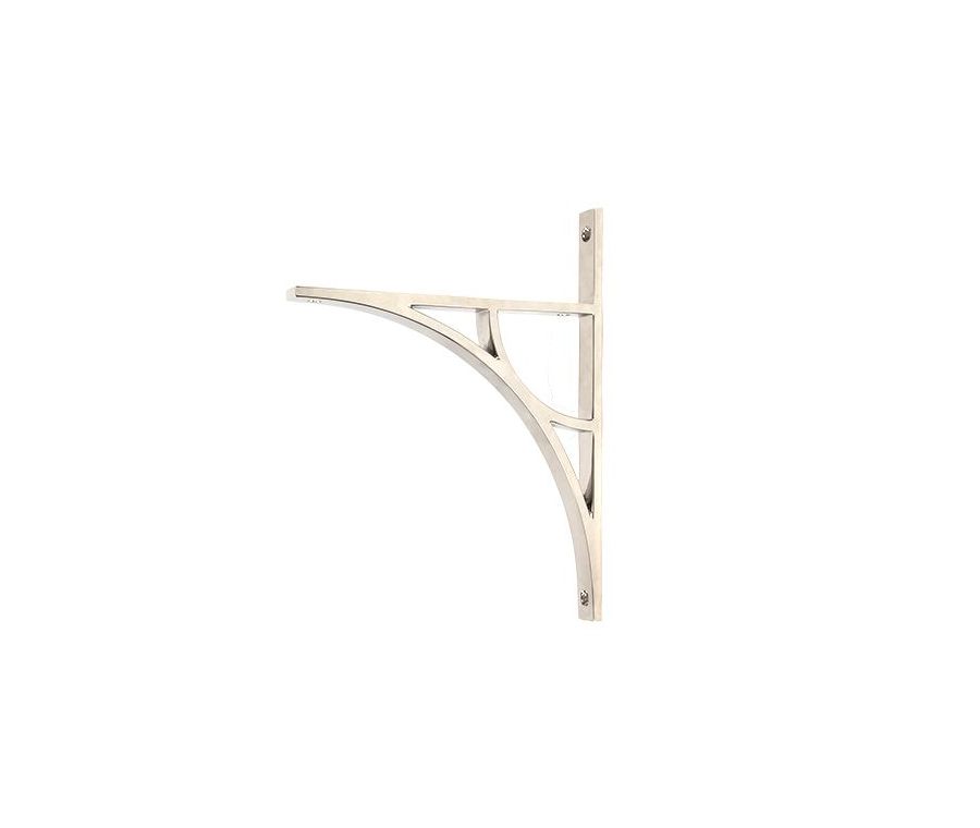 Polished Nickel Tyne Shelf Bracket (260mm x 200mm)