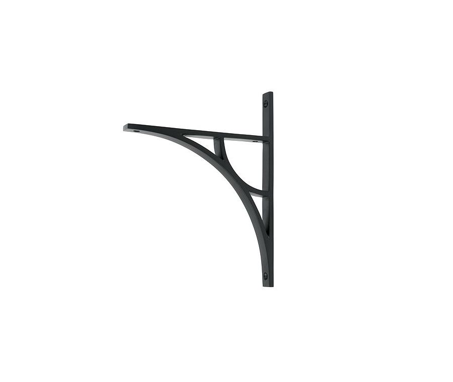 Matt Black Tyne Shelf Bracket (260mm x 200mm)
