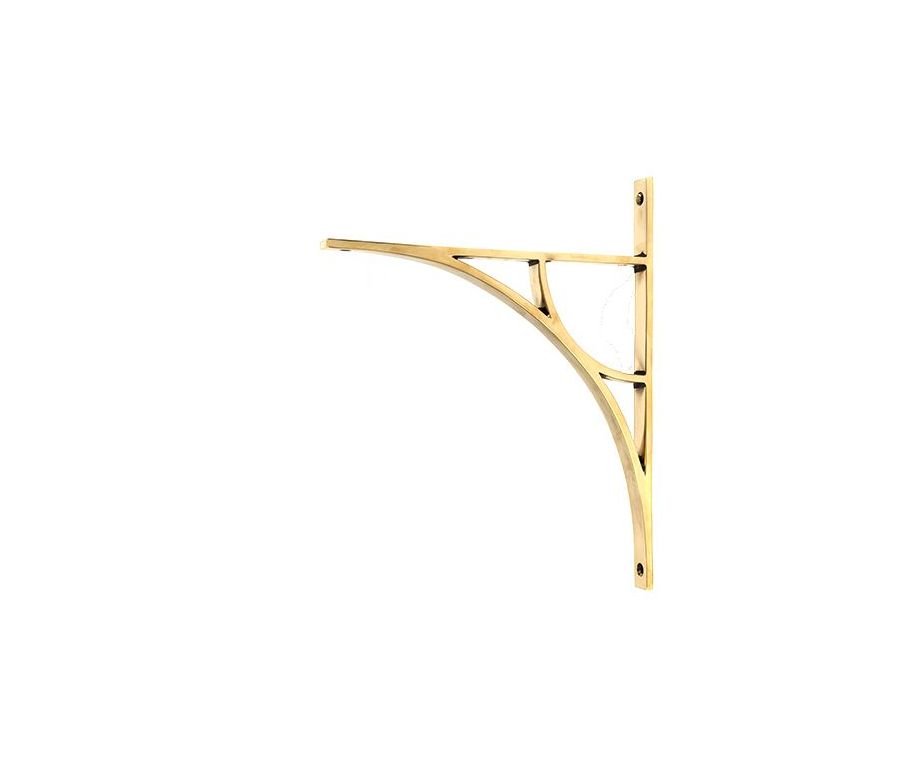 Aged Brass Tyne Shelf Bracket (314mm x 250mm)