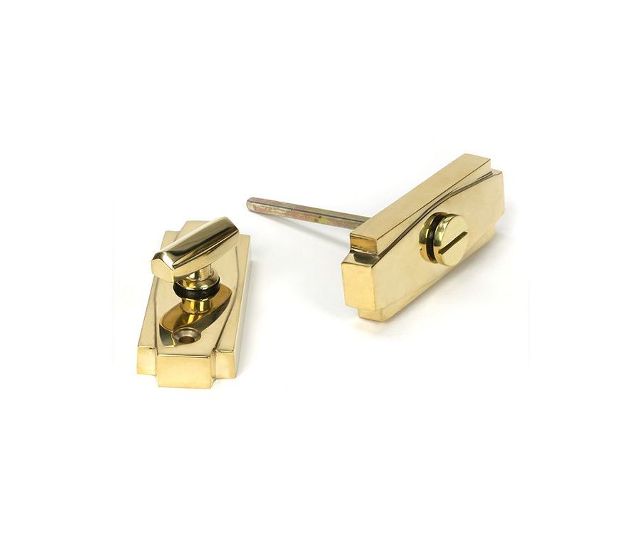 Set Polished Brass Art Deco Thumbturn & Snib Release | 51203