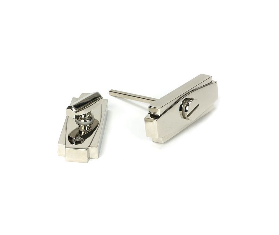 Set Anvil Polished Nickel Art Deco Thumbturn & Snib Release | 51205