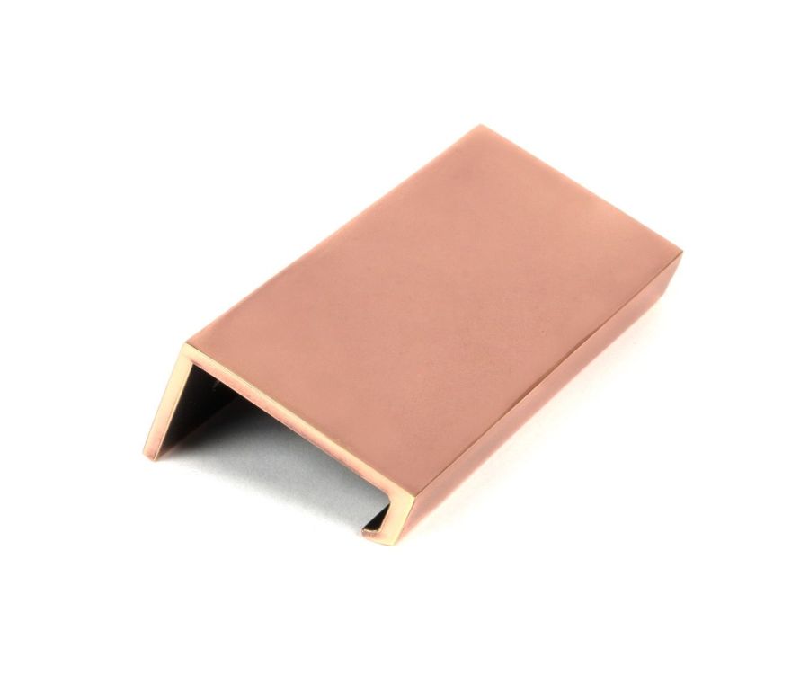 Polished Bronze 100mm Plain Edge Pull | 51218