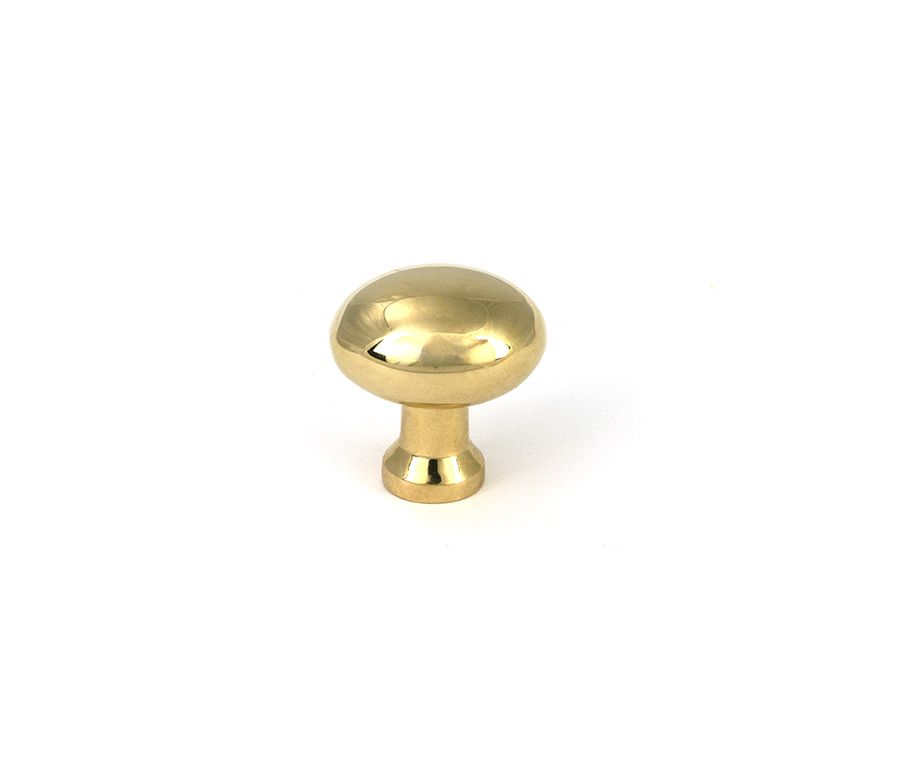 Polished Brass Moore Cabinet Knob - 25mm