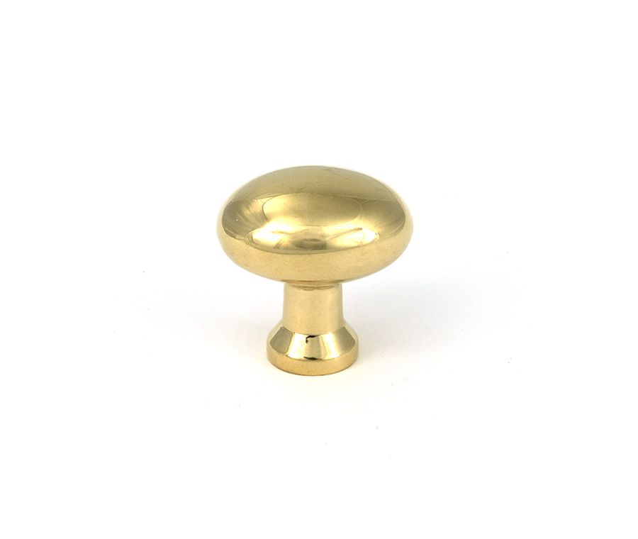 Polished Brass Moore Cabinet Knob - 32mm