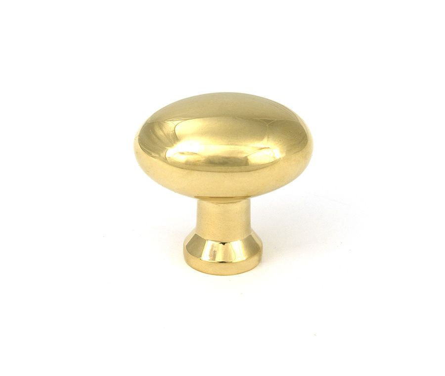 Polished Brass Moore Cabinet Knob - 38mm