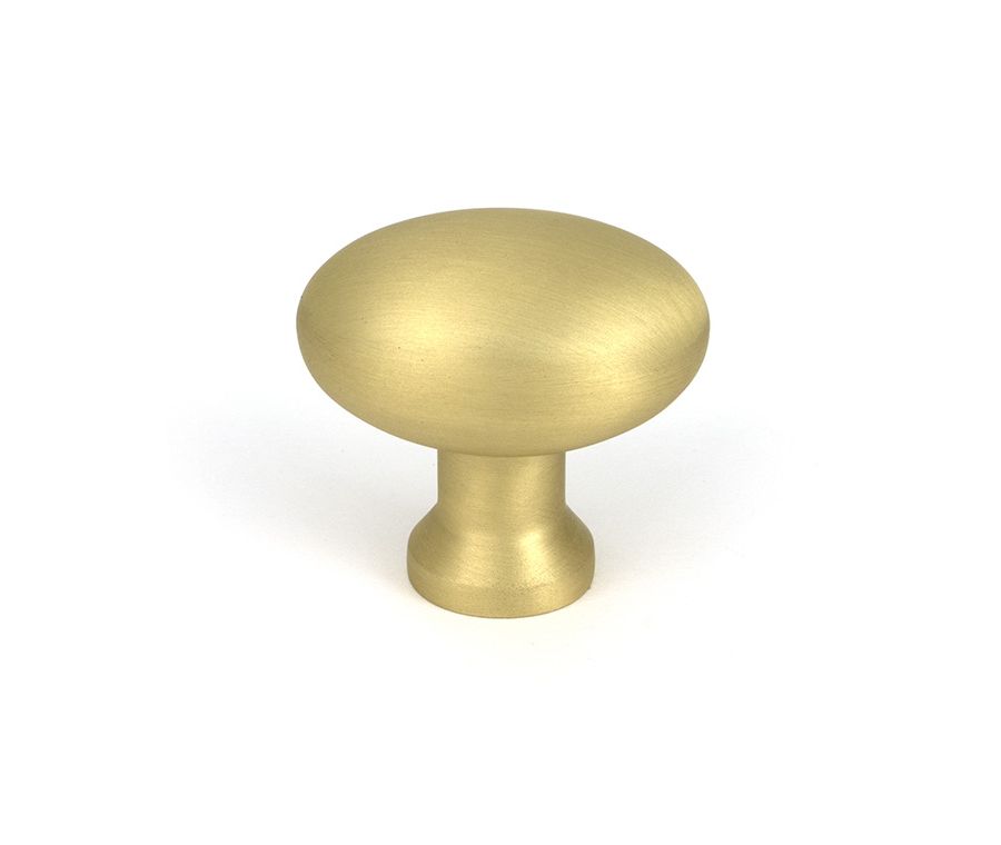 Satin Brass Moore Cabinet Knob - 38mm