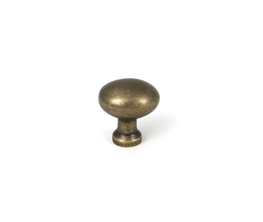 Burnished Brass Moore Cabinet Knob - 25mm