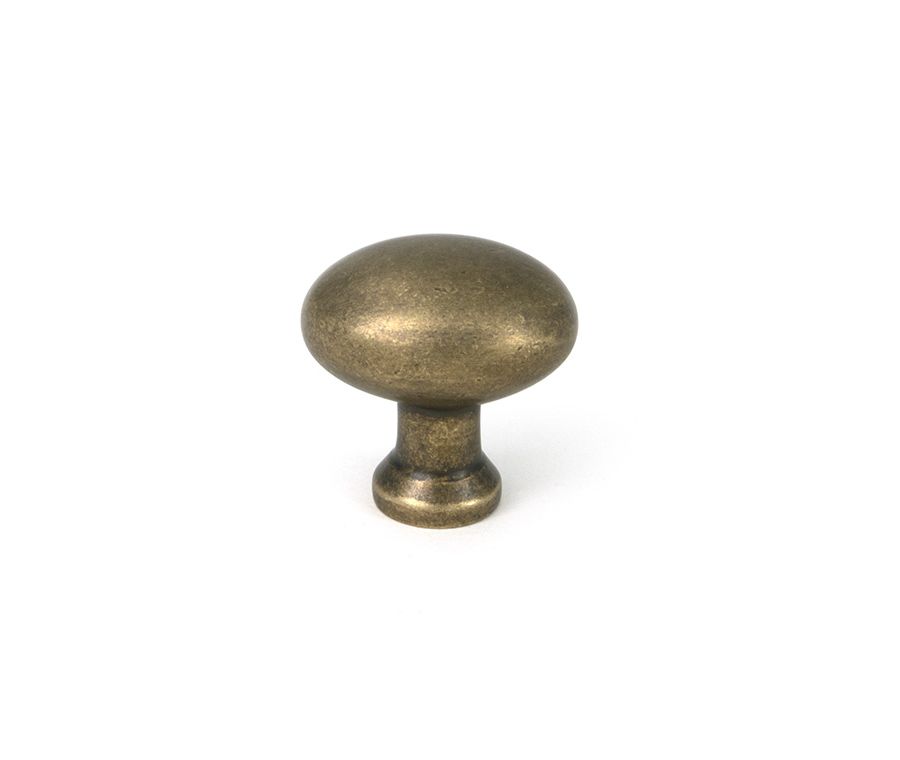 Burnished Brass Moore Cabinet Knob - 32mm