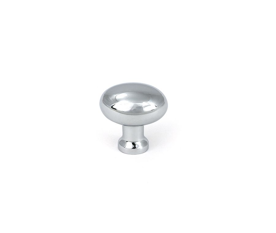 Polished Chrome Moore Cabinet Knob - 25mm