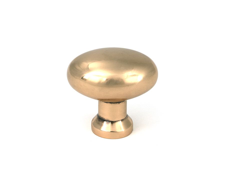 Polished Bronze Moore Cabinet Knob - 38mm