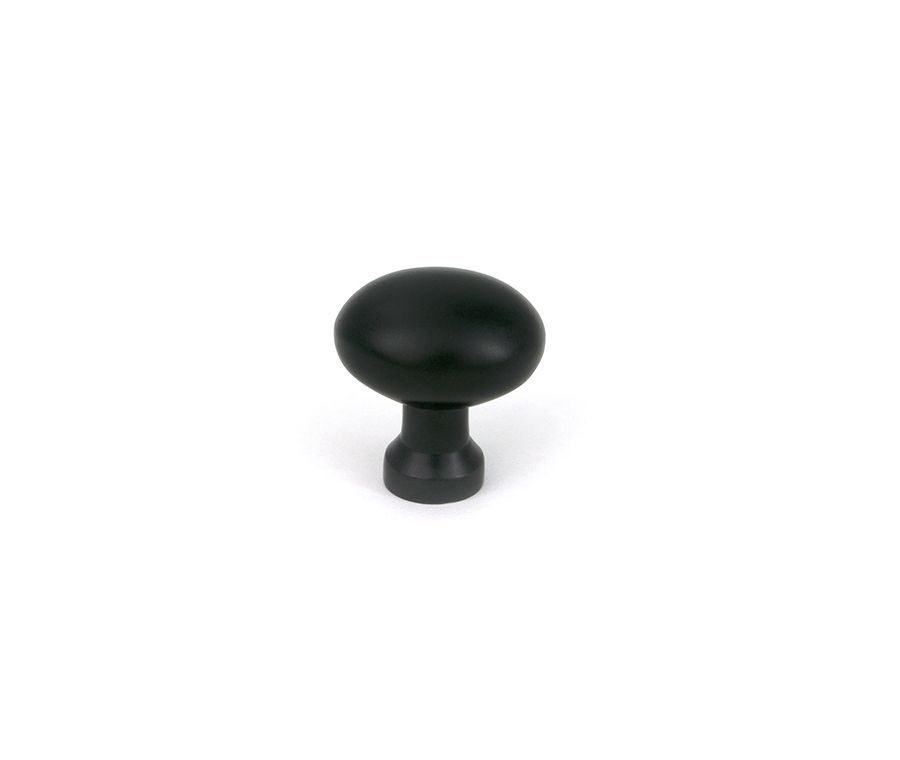 Matt Black Moore Cabinet Knob - 25mm