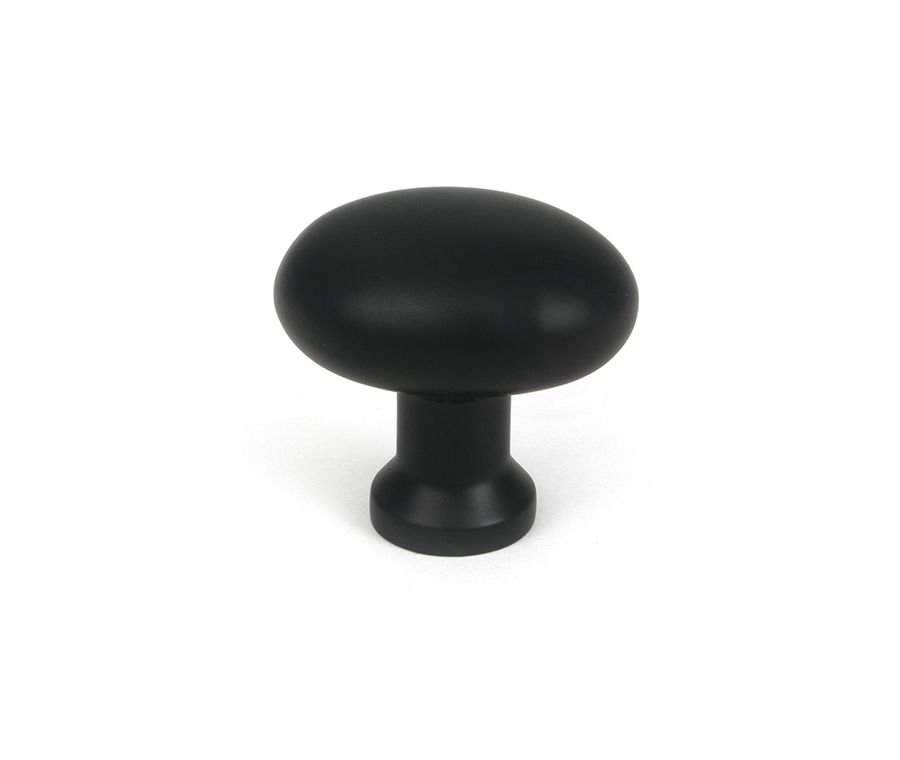 Matt Black Moore Cabinet Knob - 38mm