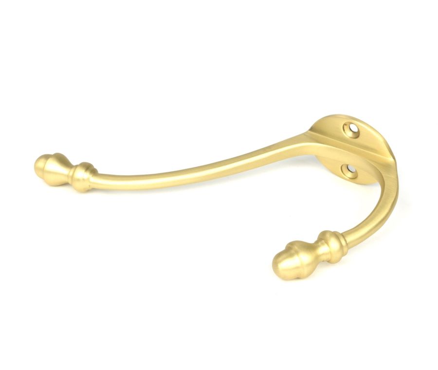 From the Anvil Satin Brass Hat & Coat Hook | 51302