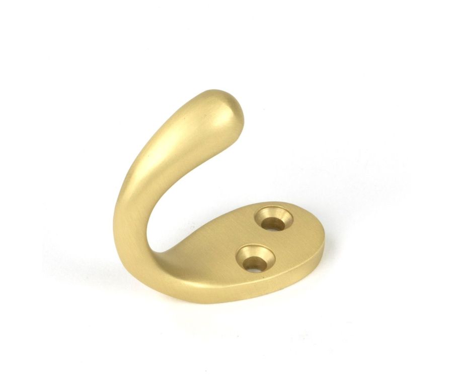 Satin Brass Celtic Single Robe Hook | 51306
