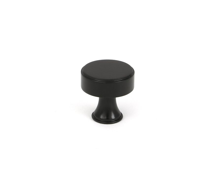 Aged Bronze Scully Cabinet Knob - 25mm