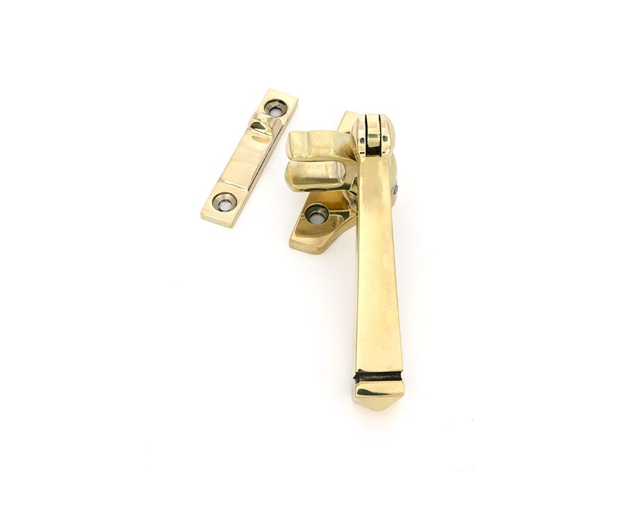 Polished Brass Night-Vent Locking Avon Fastener (Steel Window)