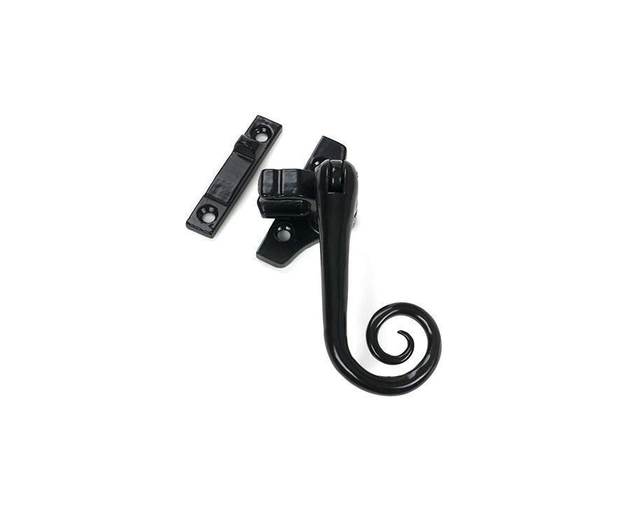 Black Night-Vent Locking Monkeytail Fastener (Steel Window)